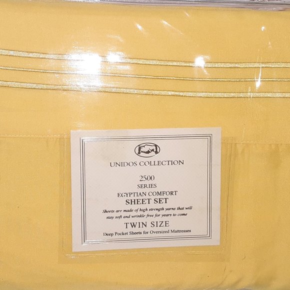 Twin Bed Sheets Set - 3 Piece Set - Choice of Colors - Picture 10 of 11